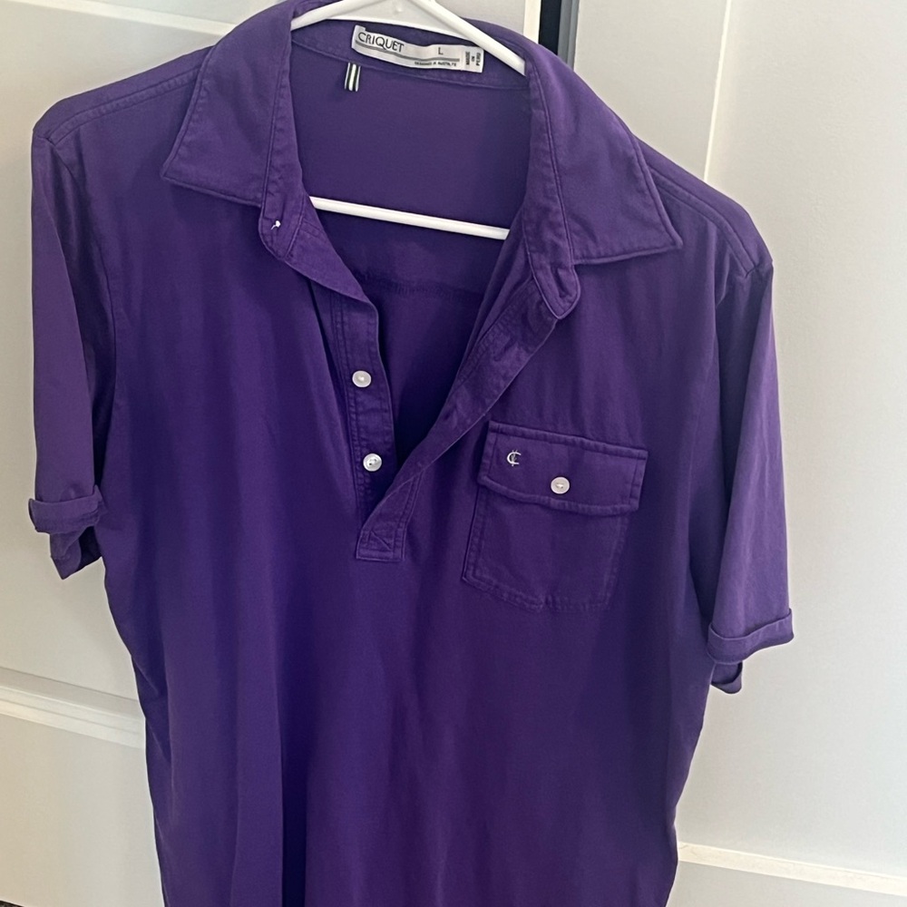 Purple Criquet Polo